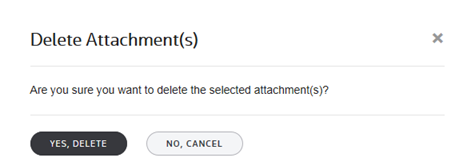 Delete an Attachment